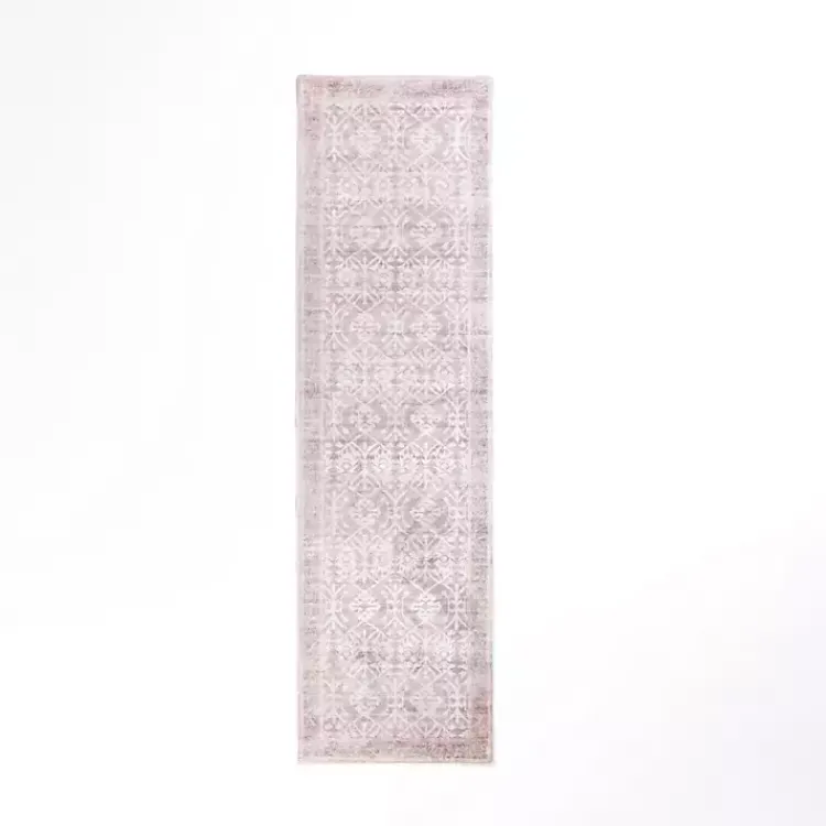 Kirklands Home Shiva Red Botanical Washable Runner, 2x7 Sale