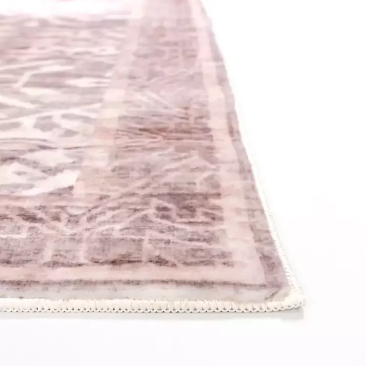 Kirklands Home Shiva Red Botanical Washable Runner, 2x7 Sale