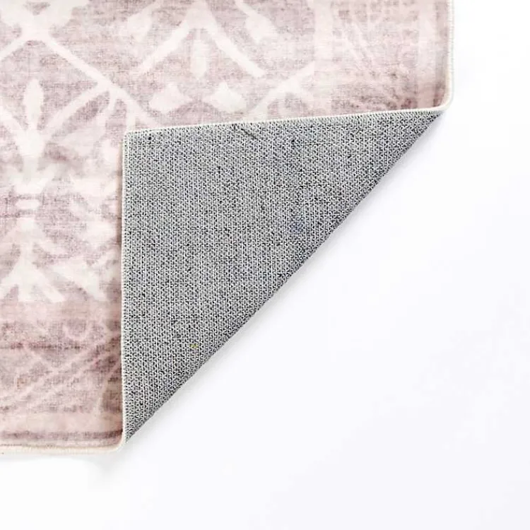 Kirklands Home Shiva Red Botanical Washable Runner, 2x7 Sale
