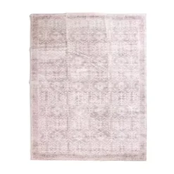 Kirklands Home Shiva Red Botanical Washable Area Rug, 8x10 Outlet