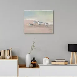 Kirklands Home Shorebirds on the Sand Framed Canvas Art Print Sale