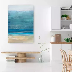 Kirklands Home Shoreline Brushstrokes Canvas Art Print, 32x48 in. New