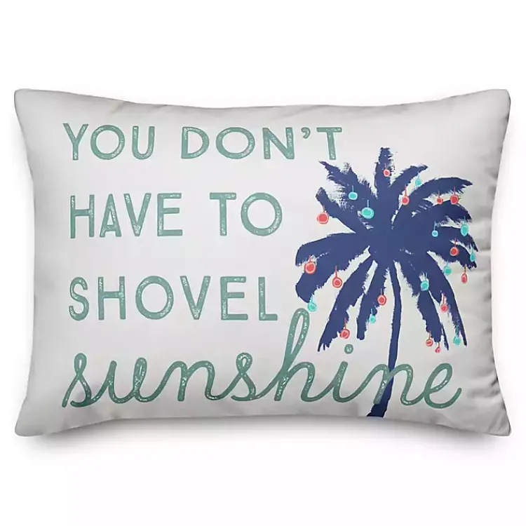 Pillows>Kirklands Home Shovel Sunshine Pillow