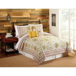 Kirklands Home Shyla Yellow Vinework King 5-pc. Comforter Set Sale