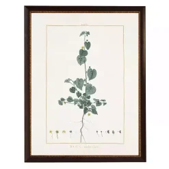 Kirklands Home Sida Greenery Black Beaded Framed Art Print Outlet