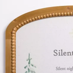 Christmas Art & Wall Decor>Kirklands Home Silent Night Arch Beaded Wall Plaque