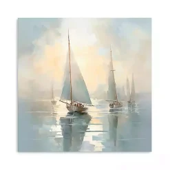 Kirklands Home Silent Sailing Canvas Art Print Blue Best