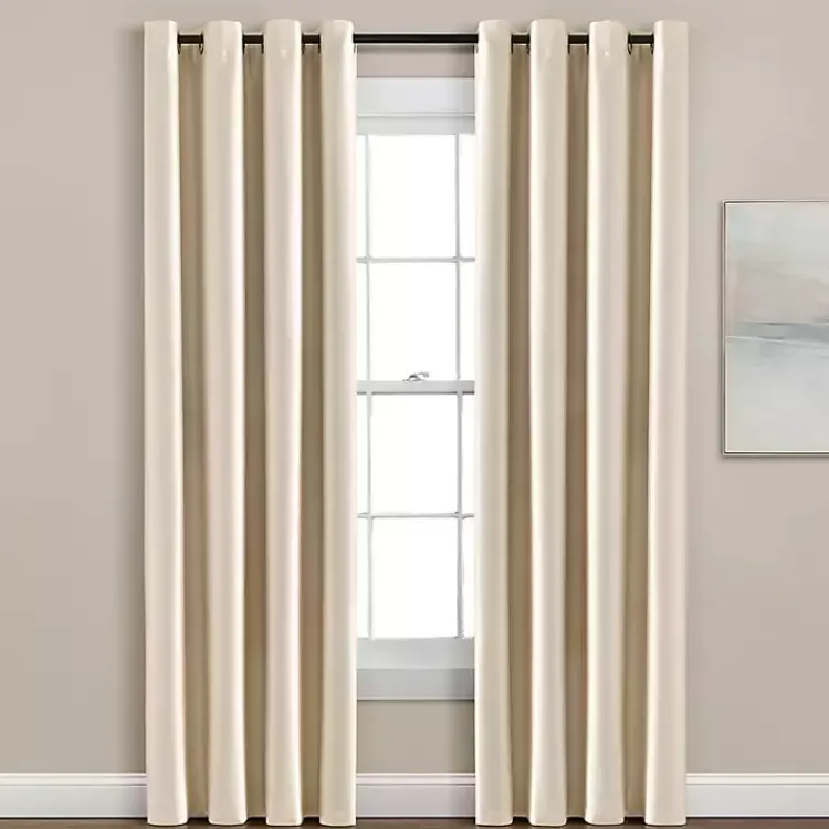 Kirklands Home Silky Wheat Blackout Curtain Panel, 95 in. Gold