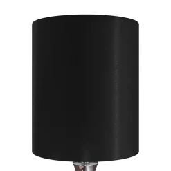 Kirklands Home Silver and Tapered Table Lamps, Set of 2 Black Outlet