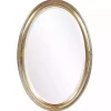 Kirklands Home Silver and Gold Carlton Oval Wall Mirror New