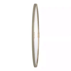 Kirklands Home Silver and Gold Carlton Oval Wall Mirror New