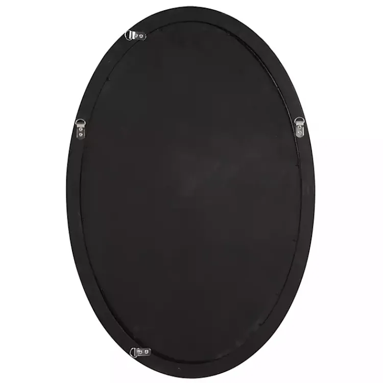 Kirklands Home Silver and Gold Carlton Oval Wall Mirror New
