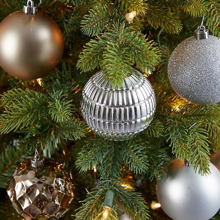 Christmas Ornaments>Kirklands Home Silver and Gold Shatterproof Ornaments, Set of 40