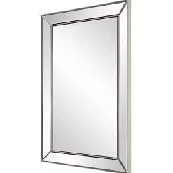 Kirklands Home Bevel Rectangle Wall Mirror Silver Best