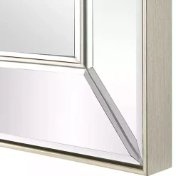 Kirklands Home Bevel Rectangle Wall Mirror Silver Best