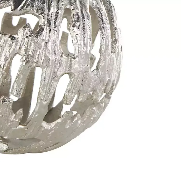 Bowl Filler>Kirklands Home Cut-Out Metal Orbs, Set of 3 Silver