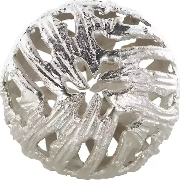 Bowl Filler>Kirklands Home Cut-Out Metal Orbs, Set of 3 Silver