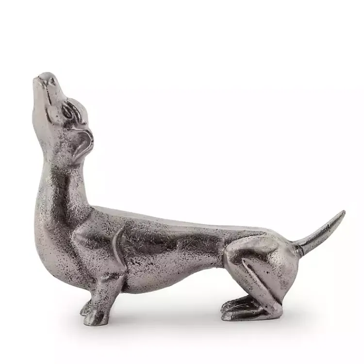 Statues & Figurines>Kirklands Home Dachshund Figurine SIlver