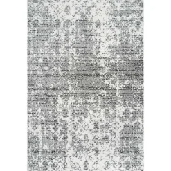 Kirklands Home Silver Deena Abstract Area Rug, 5x8 Hot