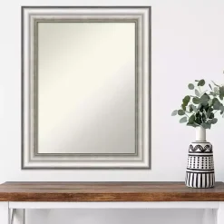 Kirklands Home Silver Embossed Frame Wall Mirror Outlet