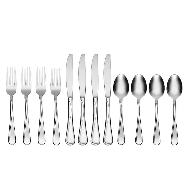 Kirklands Home Silver Flight 12-pc. Everyday Flatware Set Clearance