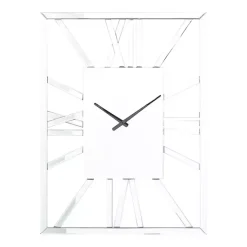Kirklands Home Silver Glass Frame Wall Clock Online