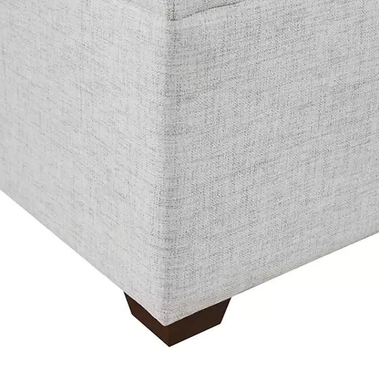 Kirklands Home Silver Modular Armless Accent Chair Gray Outlet