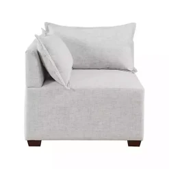 Kirklands Home Silver Modular Corner Accent Chair Gray Sale