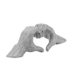Statues & Figurines>Kirklands Home Hand Heart Figurine SIlver