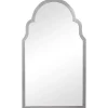 Kirklands Home Silver Leaf Iron Arch Top Mirror