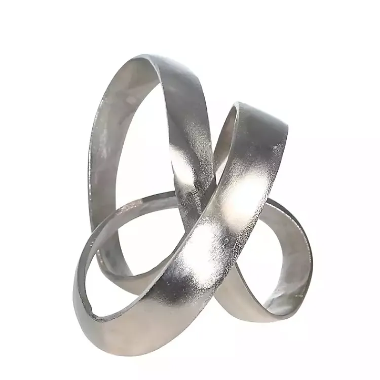 Statues & Figurines>Kirklands Home Matte Knot Sculpture SIlver