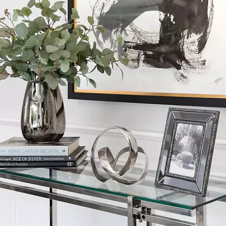 Statues & Figurines>Kirklands Home Matte Knot Sculpture SIlver