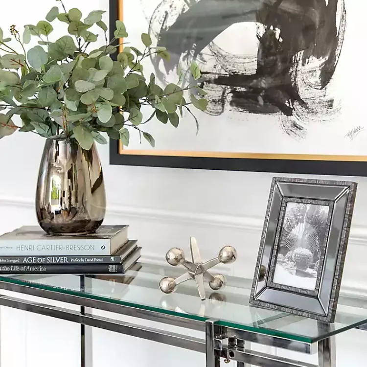 Statues & Figurines>Kirklands Home Metal Jack Sculpture Silver