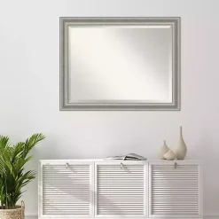 Kirklands Home Silver Patina Scallop Framed Mirror, 35x45 in. Discount