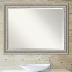 Kirklands Home Silver Patina Scallop Framed Mirror, 35x45 in. Discount