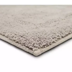 Kirklands Home Silver Reversible Cotton Bath Mat, 60 in. Gray