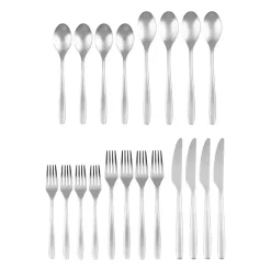 Kirklands Home Satin Metal Classic 20-pc. Flatware Set Silver Online