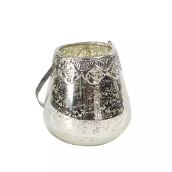 Candle Holders>Kirklands Home Speckled Votive Candle Holders, Set of 3 Silver