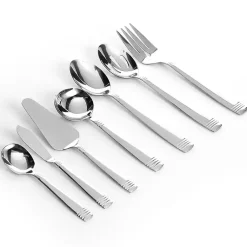 Kirklands Home Stainless Steel 55-pc. Flatware Set Silver Outlet