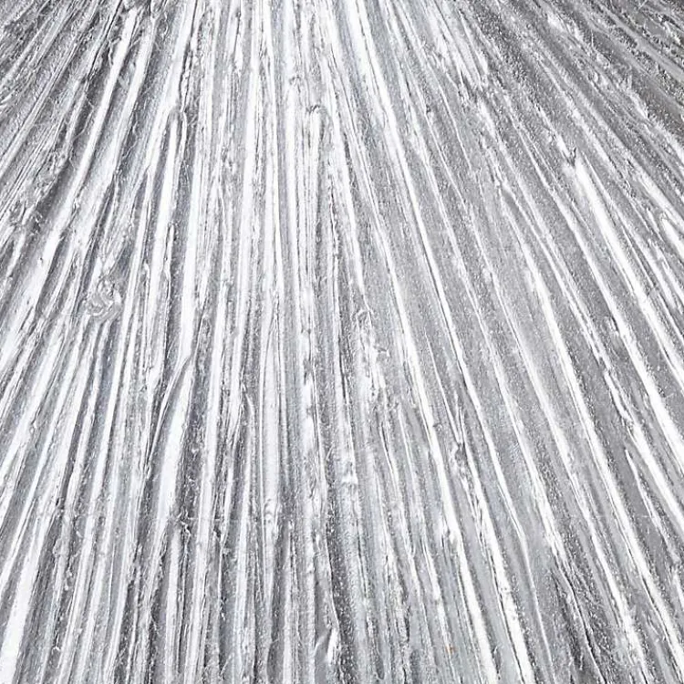 Kirklands Home Sunburst Dimensional Resin Wall Art Silver