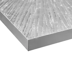 Kirklands Home Sunburst Dimensional Resin Wall Art Silver