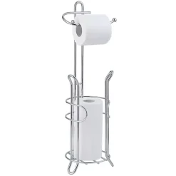 Kirklands Home Toilet Paper Storage Stand Silver Best