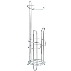 Kirklands Home Toilet Paper Storage Stand Silver Best