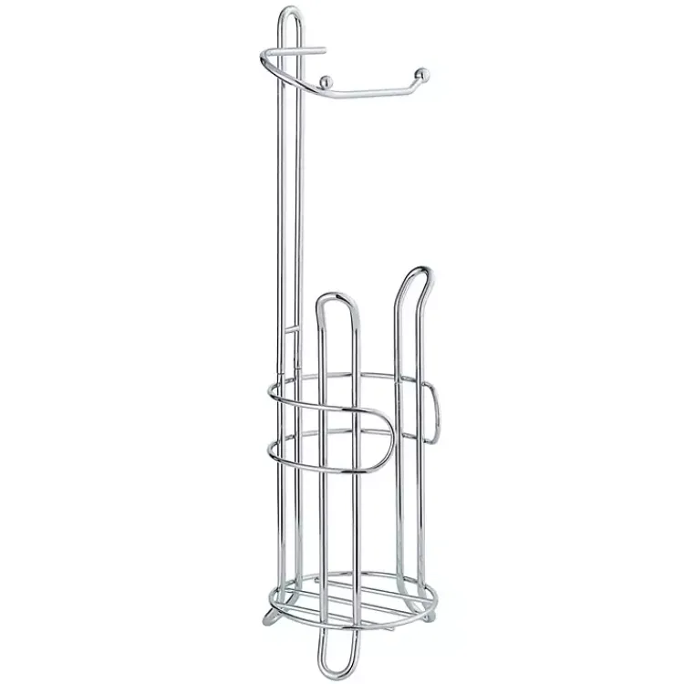 Kirklands Home Toilet Paper Storage Stand Silver Best
