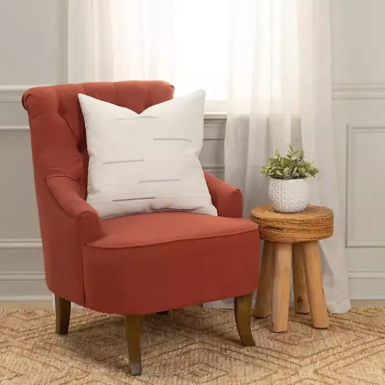 Pillows>Kirklands Home Silver Woven Lines Throw Pillow