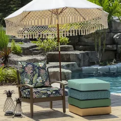 Kirklands Home Simone Tropical 2-pc. Outdoor Deep Seat Cushion Outlet
