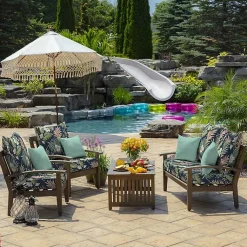 Kirklands Home Simone Tropical 2-pc. Outdoor Deep Seat Cushion Outlet