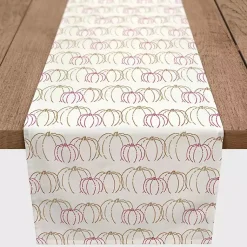 Fall>Kirklands Home Simple Pumpkins Table Runner, 90 in.