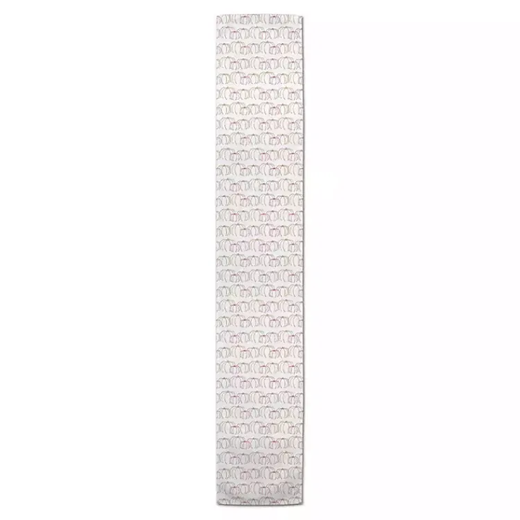 Fall>Kirklands Home Simple Pumpkins Table Runner, 90 in.