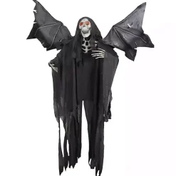 Halloween>Kirklands Home Skeleton with Wings Decoration Black